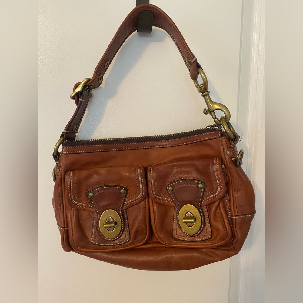Vintage coach legacy stripe purse